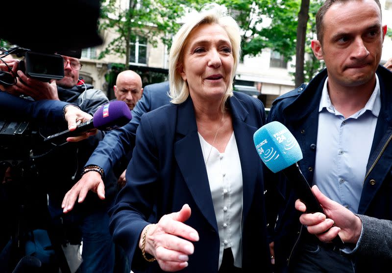 FILE PHOTO: France enters election mode after far-right win in European Parliament vote