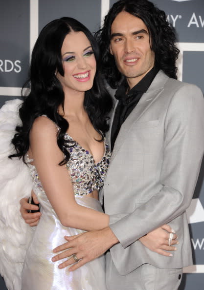 Katy Perry and Russell Brand