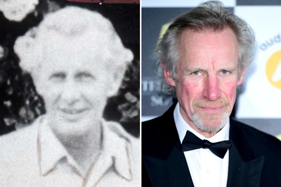 Nevill Bamber (left) and actor Nicholas Farrell