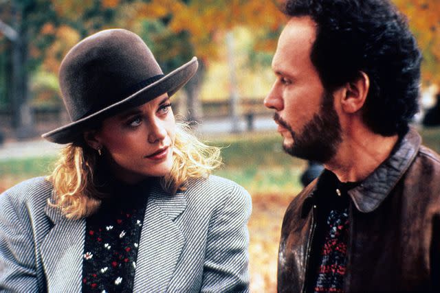 <p>Columbia Pictures/Courtesy Everett Collection</p> Meg Ryan and Billy Crystal