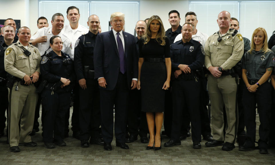 Trump visits Las Vegas after deadly mass shooting