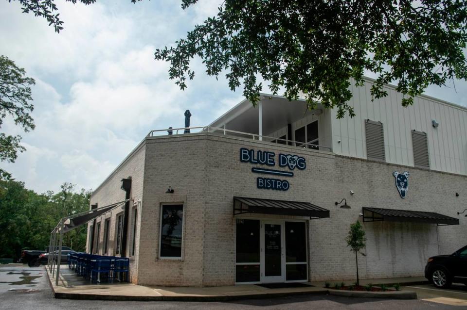 Blue Dog Bistro’s second location in Gulfport on Thursday, May 11, 2023. The restaurant’s original location is in Ocean Springs.