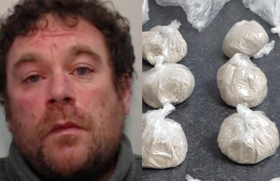 Paul Green, 38, was found with £60,000 worth of drugs in Wigan. (BTP)