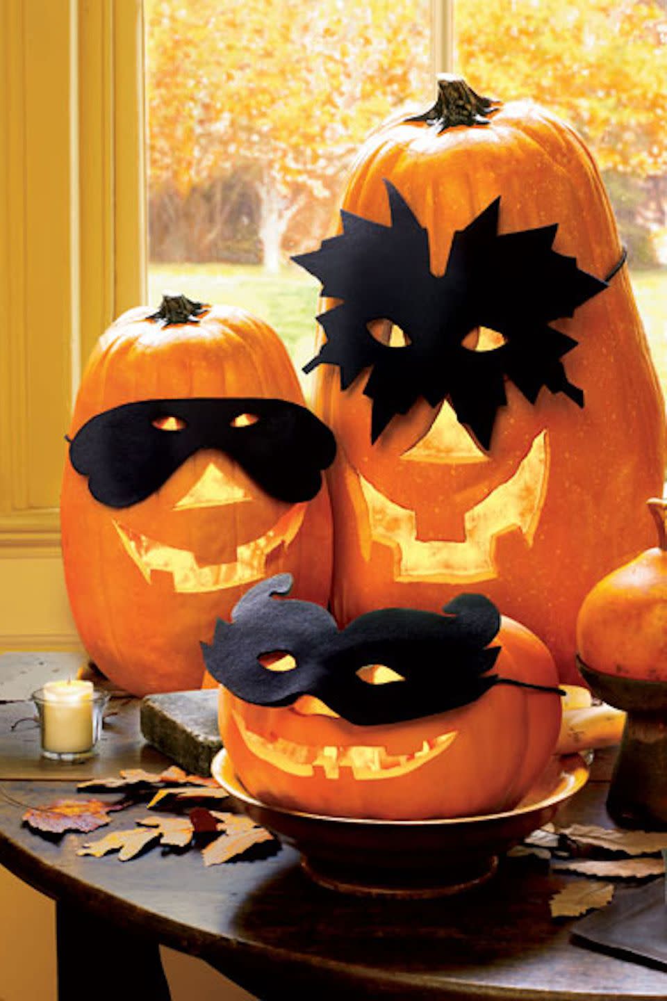 Halloween Pumpkin Mask Idea