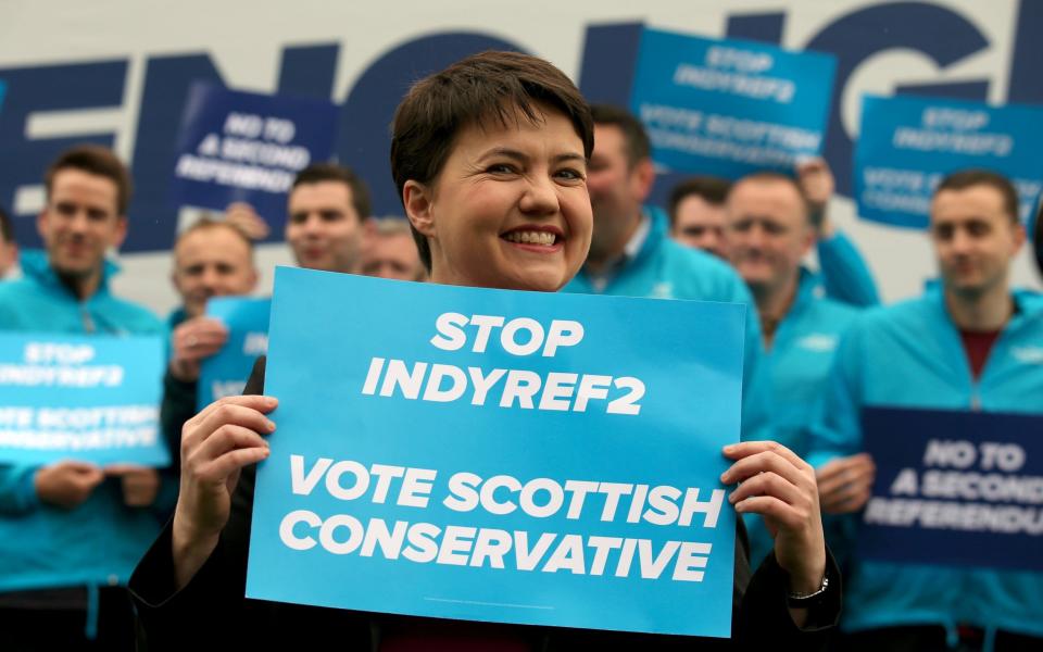 Ruth Davidson says she does not want indyref2 for a generation - PA