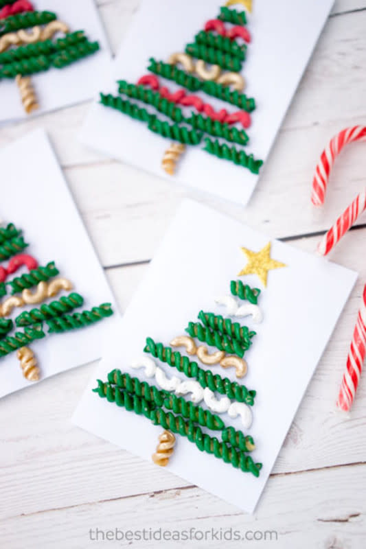 <p>The Best Ideas For Kids</p><p>Dye some macaroni and get ready to create a holiday tree masterpiece. See how easy it is over at <em><a href="https://www.thebestideasforkids.com/christmas-tree-pasta-macaroni-craft/" rel="nofollow noopener" target="_blank" data-ylk="slk:The Best Ideas For Kids;elm:context_link;itc:0;sec:content-canvas" class="link ">The Best Ideas For Kids</a></em>.</p>