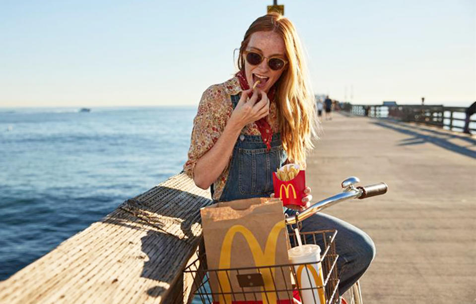 McDonald’s is giving away free fries of any size for one day only. (McDonald's)