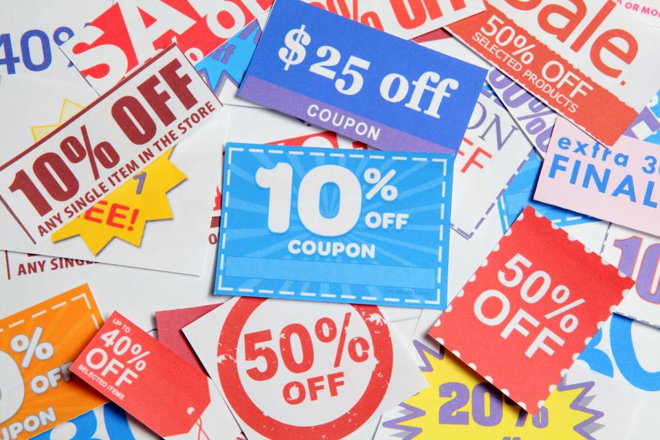 Coupons give customers the reality – or the feeling – of getting a bargain.