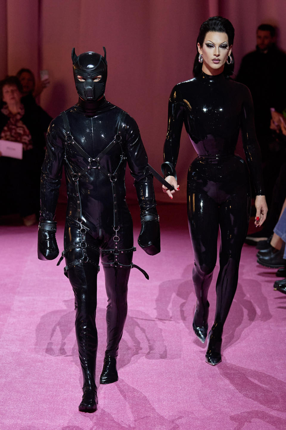 sex work met gala fashion appropriation bdsm dua lipa versace fall winter 1992 bondage miss s&m dress