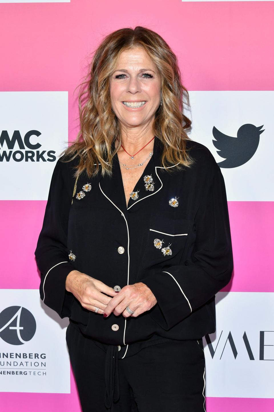 Rita Wilson smiles at an event