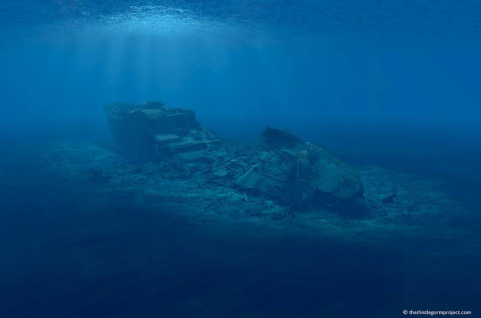 The detailed 3D model of the giant wreck is the result of the largest photogrammetric survey of a shipwreck yet made <cite>Thistlegorm Project</cite>
