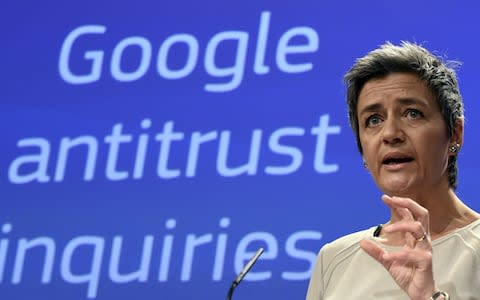 Margrethe Vestager, the EU competition commissioner - Credit: AFP