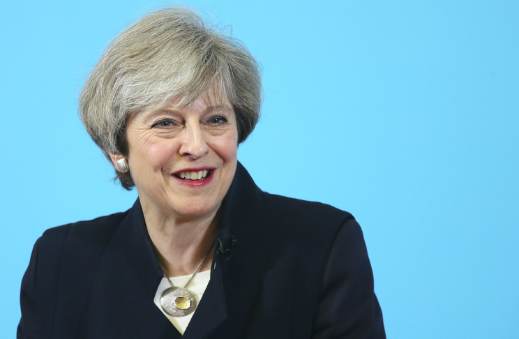 Theresa May is increasingly likely to win the June General Election (Rex)