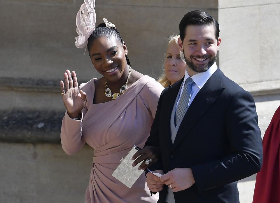 Serena Williams attended Meghan and Harry’s royal wedding back in May. [Photo: Getty