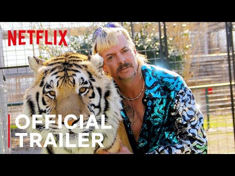 <p>If you've not seen this documentary series then we're not sure what you've been doing in 2020. Truly, what else have you been doing? Let us know... Anyway, this seemingly bonkers documentary - and it is bonkers - delves into those intertwined with the shocking fact that more tigers live in US backyards than in the wild.<br><br>The series turns into a true-crime investigation for a multitude of reasons, one being between the main two protagonists Joe Exotic, who is currently in jail and Carole Baskin, who is currently on the US version of Strictly, Dancing with the stars.</p><p>We told you, bonkers. </p><p><a href="https://www.youtube.com/watch?v=acTdxsoa428" rel="nofollow noopener" target="_blank" data-ylk="slk:See the original post on Youtube;elm:context_link;itc:0;sec:content-canvas" class="link ">See the original post on Youtube</a></p>