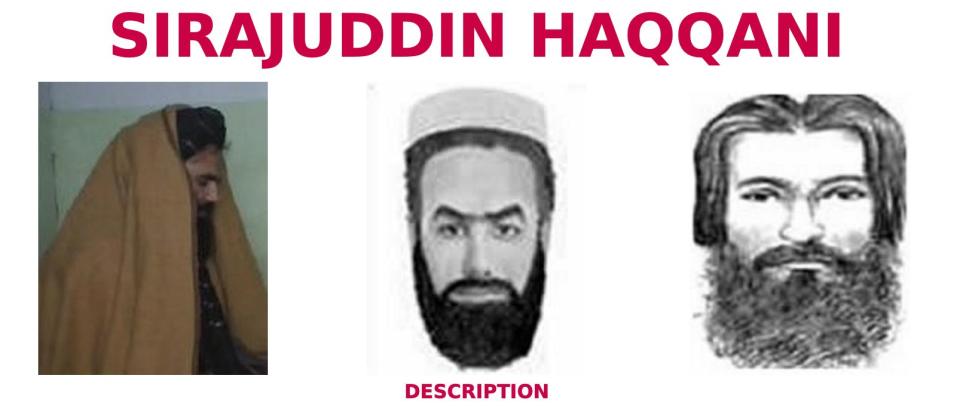 The New York Times published an op-ed written by Taliban leader  Sirajuddin Haqqani. (Photo: FBI)