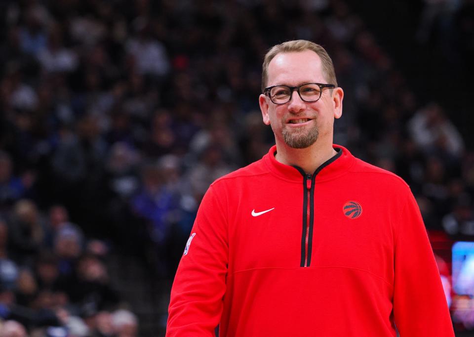 Nick Nurse spent 10 seasons with the Toronto Raptors, the last five as head coach, before beind fired April 21.