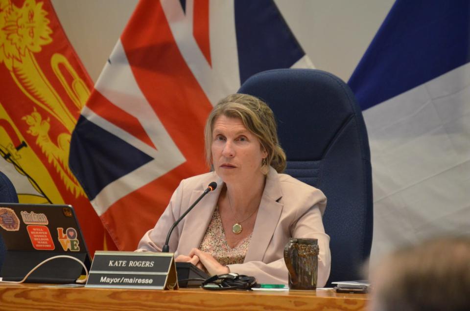 Fredericton Mayor Kate Rogers says the estimated cost of the new performing arts centre has gone up due to inflation, and because the city better understands the details of what the project will involve.
