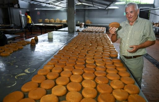 Former coffee grower Gabriel Ochoa has become a "panelero" (brown sugarloaf producer) due to the dropping price of coffee