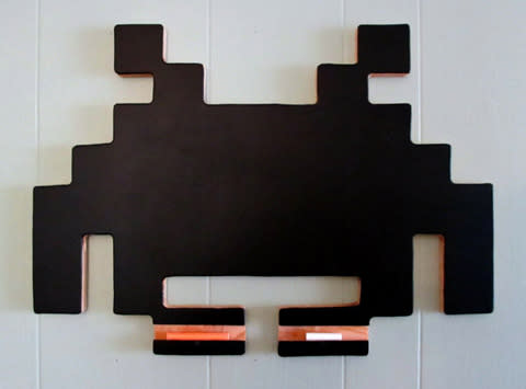 Space Invader Chalkboard