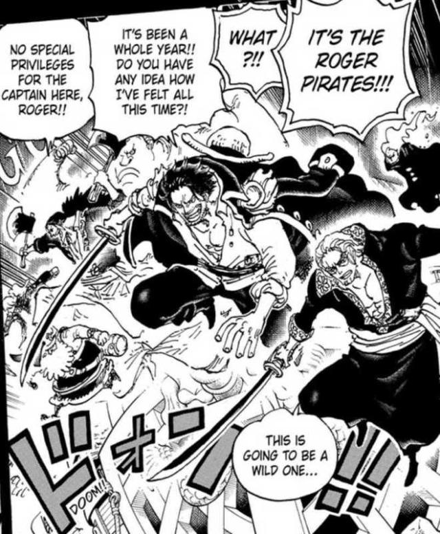 Gol D. Roger approaches God Valley (art by me) : r/OnePiece