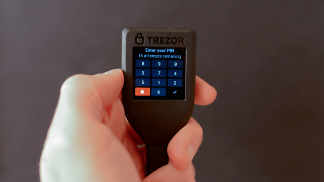 Trezor Model T  Hardware Wallet with Touchscreen