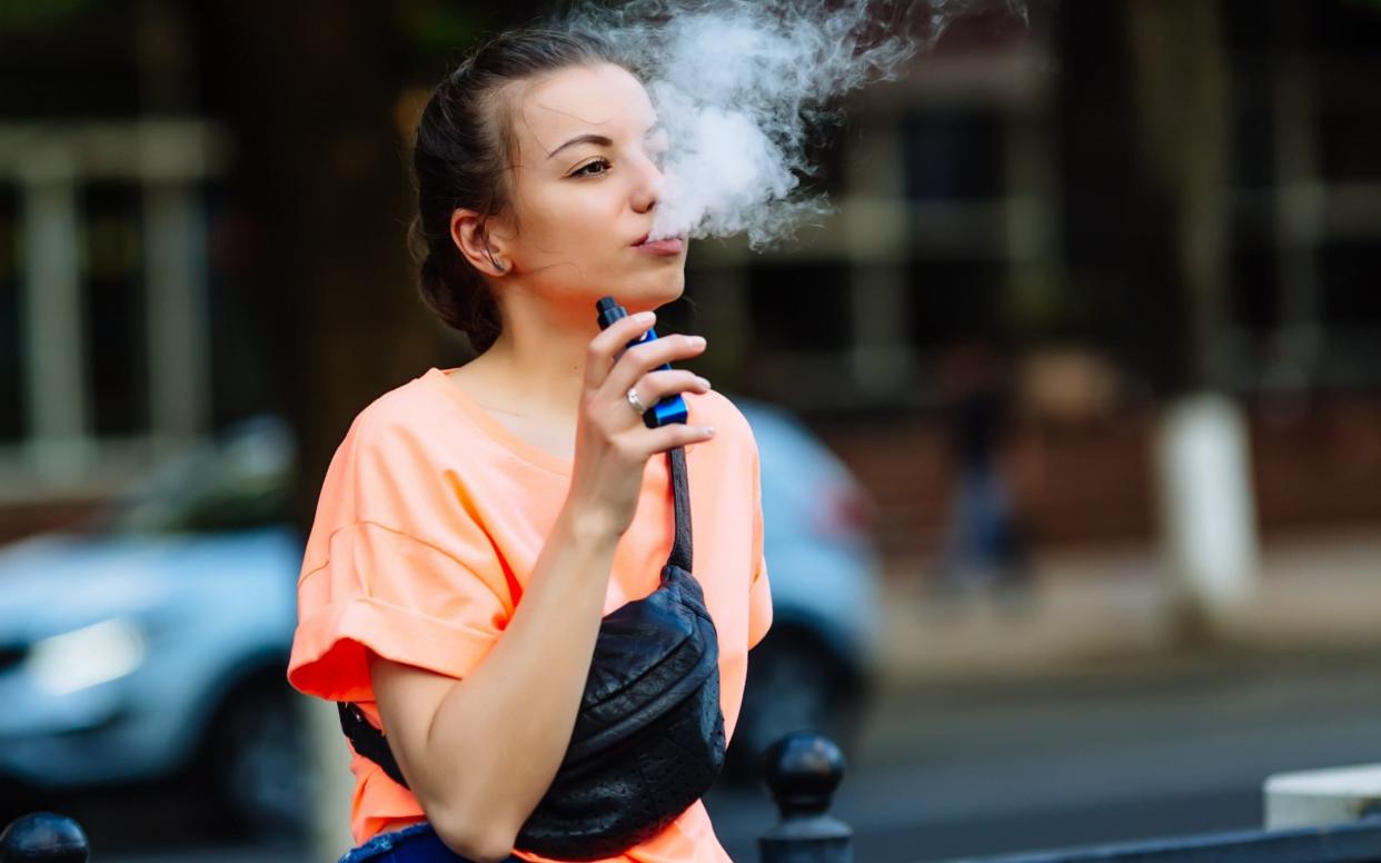 A study found that nicotine, which is also present in e-cigarettes, had an effect on unborn children - licsiren/Getty Images