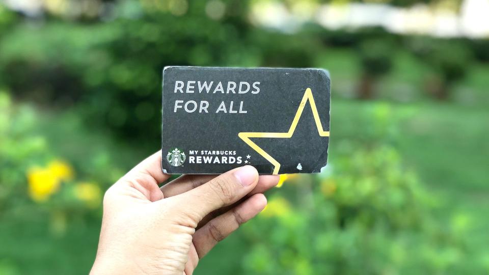 Starbucks Rewards for All membership card