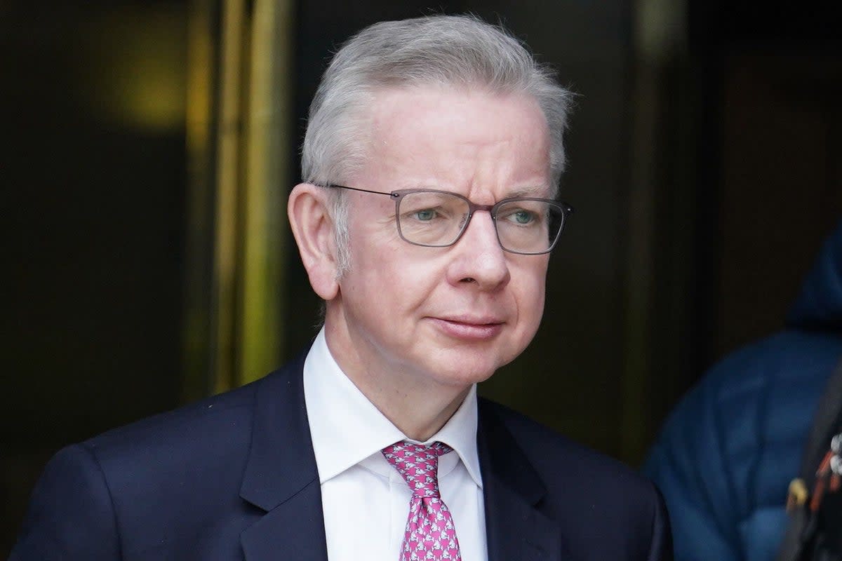 Earlier this year Michael Gove had said no-fault evictions would be outlawed this year (PA Wire)