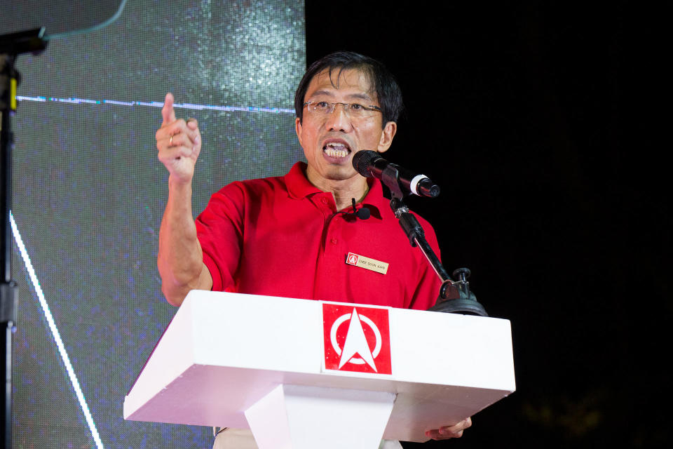 SDP chief Chee Soon Juan