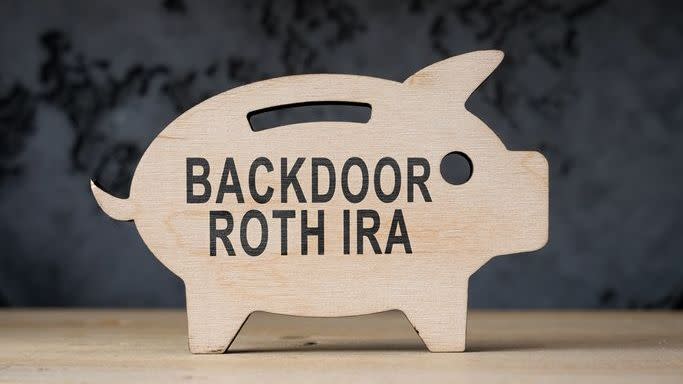 A backdoor Roth IRA is a legal loophole for people whose income exceeds the limits for contributions to a Roth IRA. 