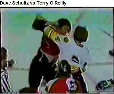 Dave Schultz vs Terry O'Reilly Jan 25, 1976 