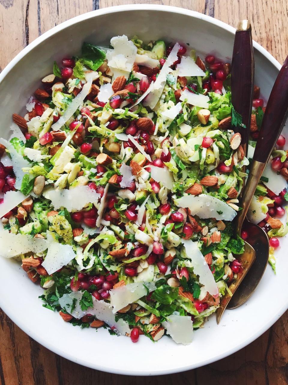 Parmesan Brussels Sprouts Salad