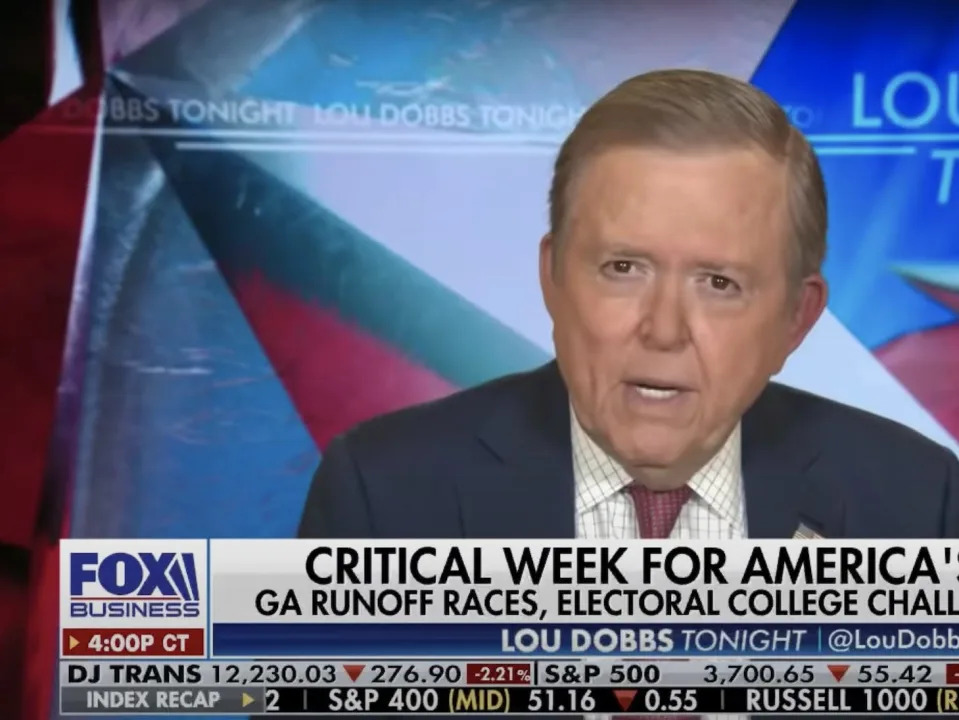 lou dobbs tonight election fraud claims