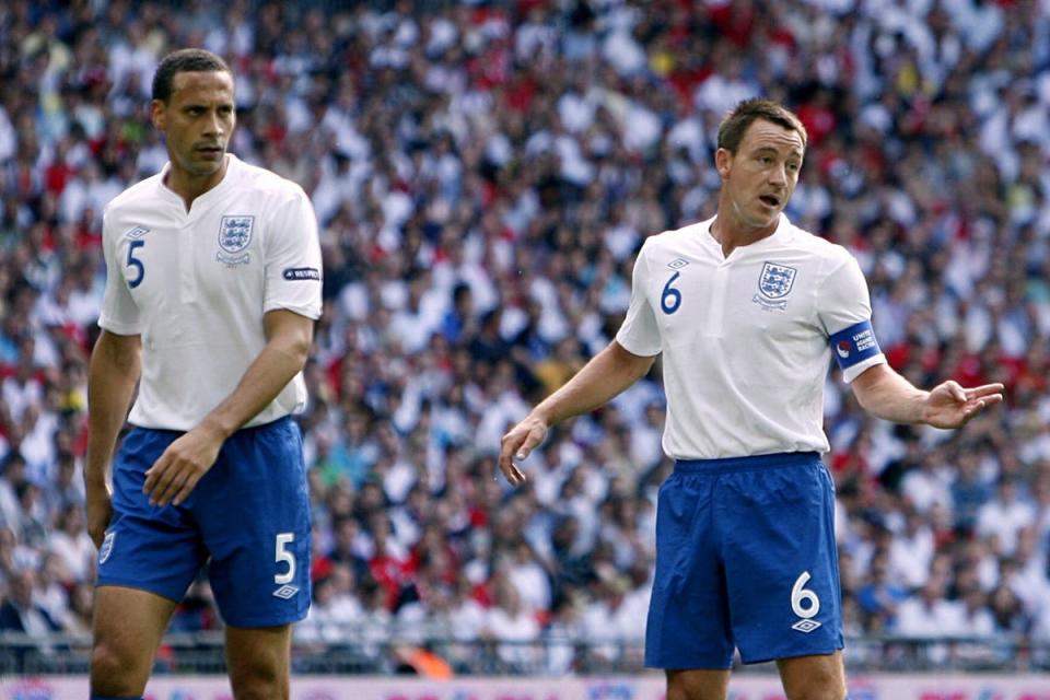 Rio Ferdinand and John Terry (right) were nominated for the Hall of Fame (PA) (PA Archive)