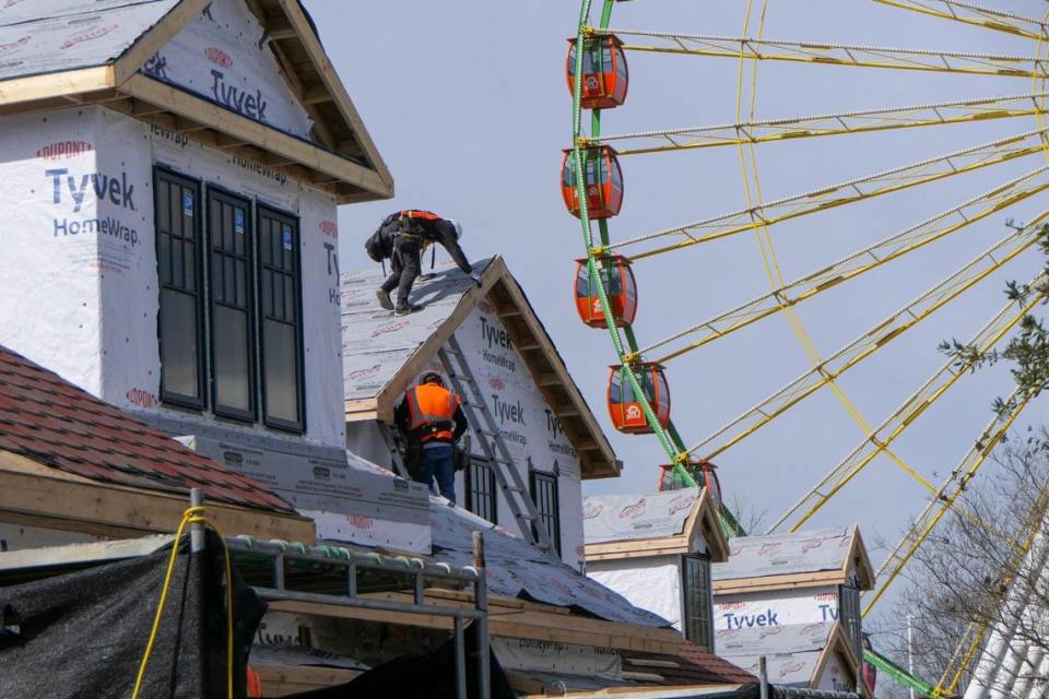 Broadway at the Beach has long been a top tourism destination in Myrtle Beach, S.C. The shopping and entertainment complex opened in 1995 and has undergone many changes through the years. This winter many of the shops are receiving a facelift. Feb. 8, 2024.