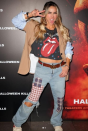 <p>Con este cómodo y cool atuendo, la presentadora se fue a ver la película de terror <em>Halloween Kills</em>.</p>