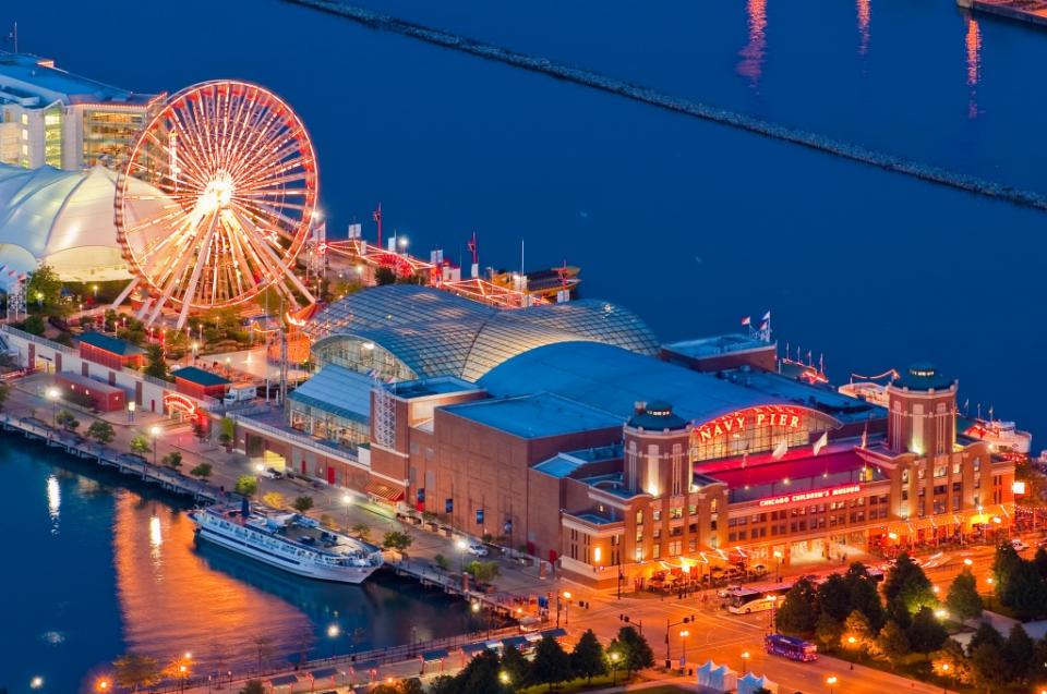 Navy Pier in Chicago via Getty Images