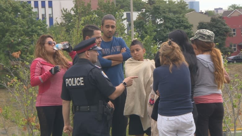 Police search for suspect after shooting at fitness class in Christie Pits Park