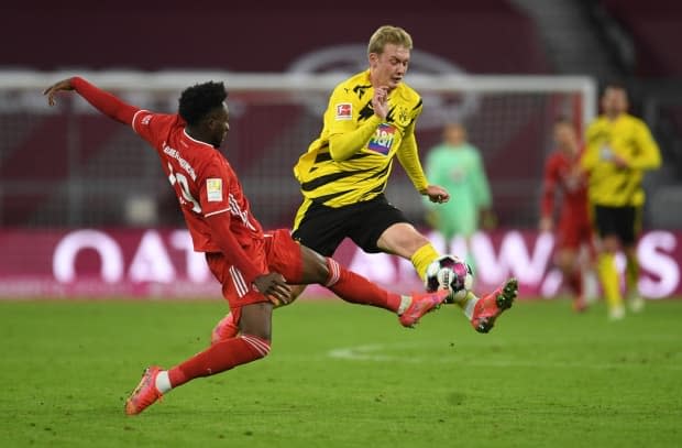 Canada's Alphonso Davies, has won nine major trophies in just three seasons with Bayern Munich. 