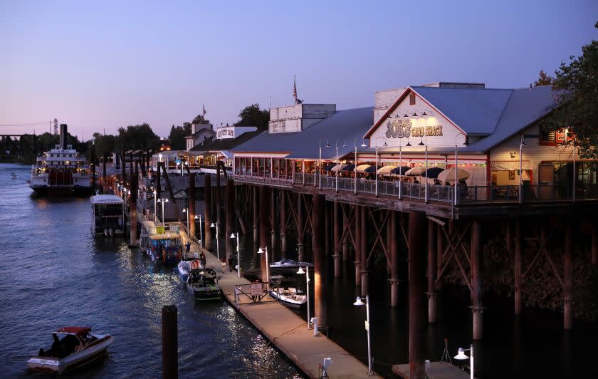 Old Sacramento, Ca., along the Sacramento River as seen on Sat. August 3, 2019. (Photo By Michael Macor/The San Francisco Chronicle via Getty Images)