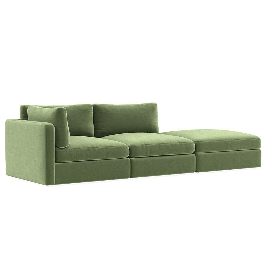 3) Tatum Modular Sofa with Open Ottoman