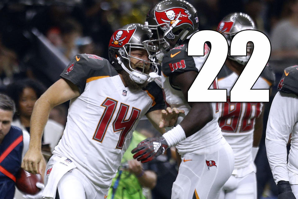 Tampa Bay Buccaneers (1-0, LW: 27)