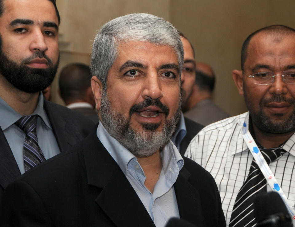 Khaled Mechaal, le 13 juillet 2012 (Photo KHALIL/AFP/GettyImages)