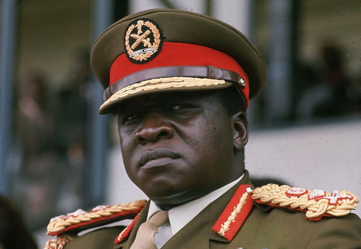 Ugandan strongman General Idi Amin raised the national profile of Uganda Nubians -- but they were persecuted soon after his overthrow in 1979. Photo by Keystone/Getty Images