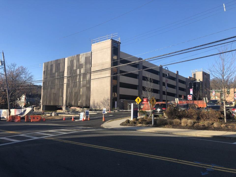 The recently built garage at Montefiore Nyack Hospital between Midland Avenue and Route 93