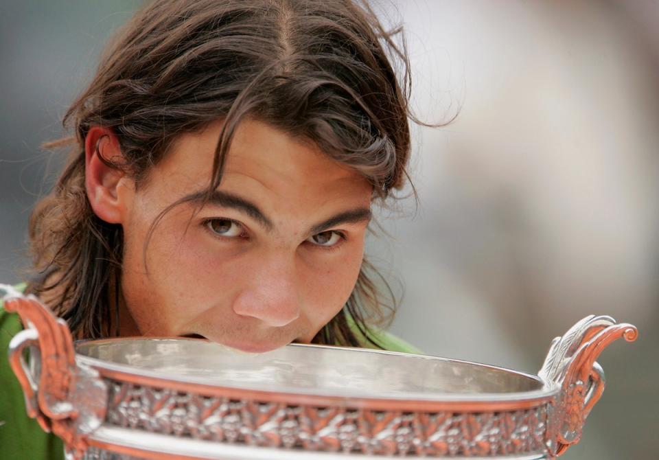 There is a 17-year gap between Nadal’s first and last French Open titles (Getty)