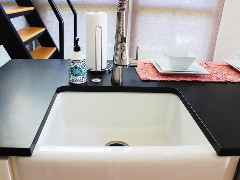 fixer upper shotgun house kitchen sink