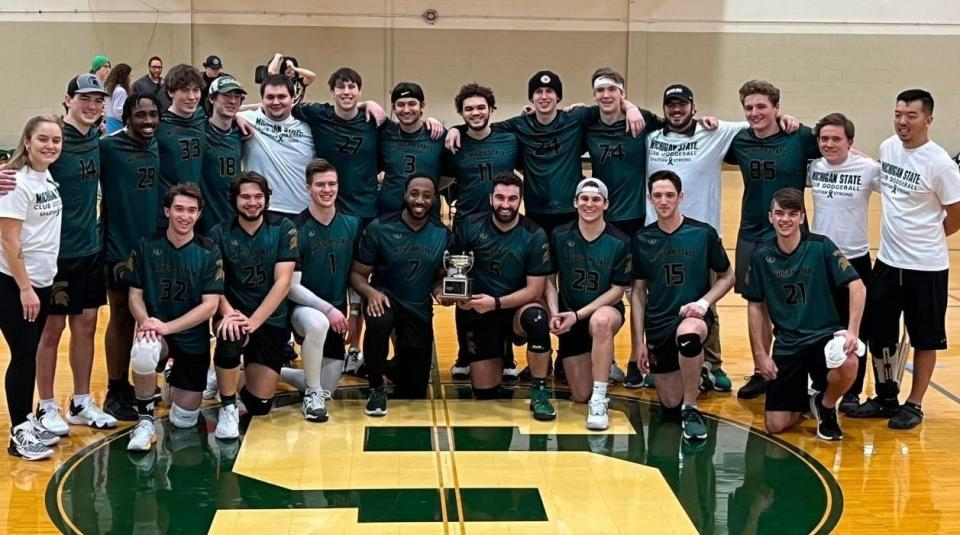 Cheboygan's Zach VanFleet and the MSU dodgeball team finished a perfect 19-0 this past season and won the national title by dethroning 11-time champion Grand Valley State University in the final at Ohio University.