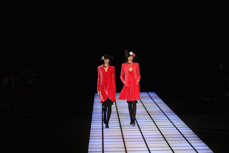 Emporio Armani: Runway - Milan Fashion Week Womenswear Autumn/Winter 2012/2013